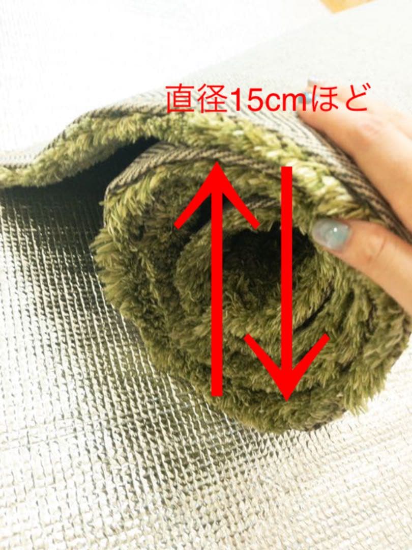 Francfranc グリーンのラグ 200×140／カーペット／マット