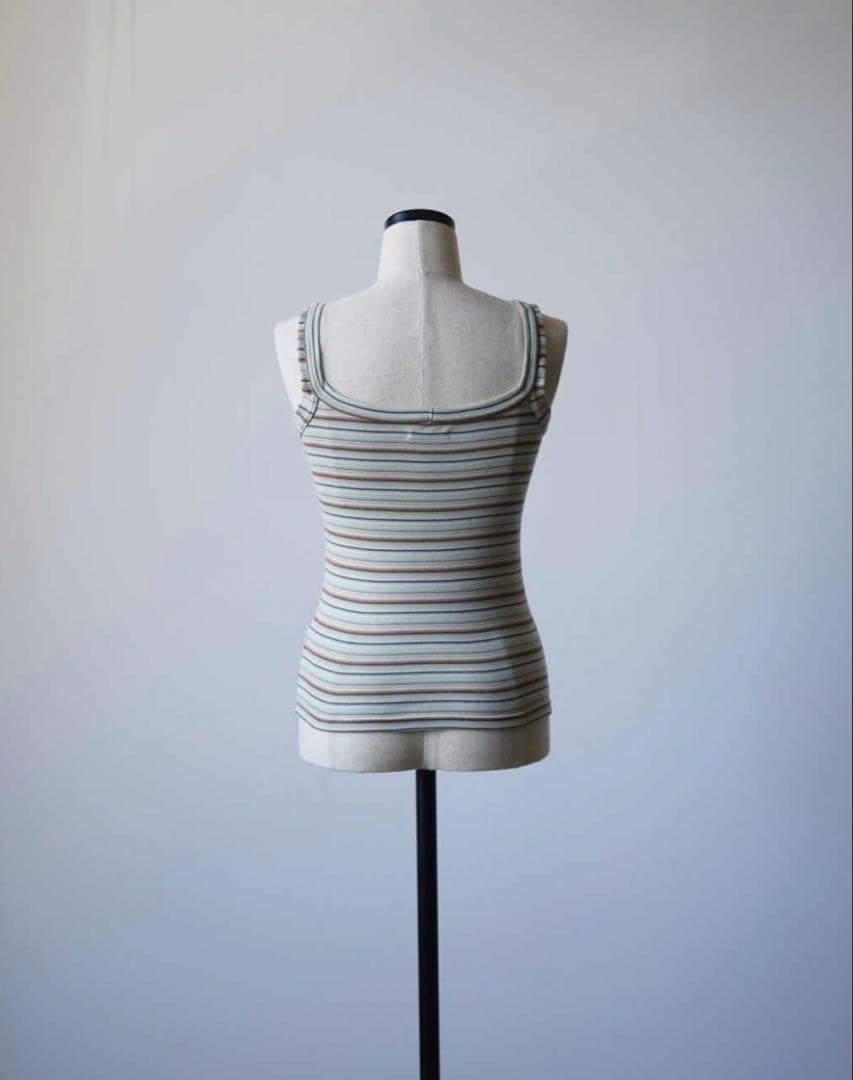 フミカウチダ　MULTICOLOR STRIPE CAMISOLE