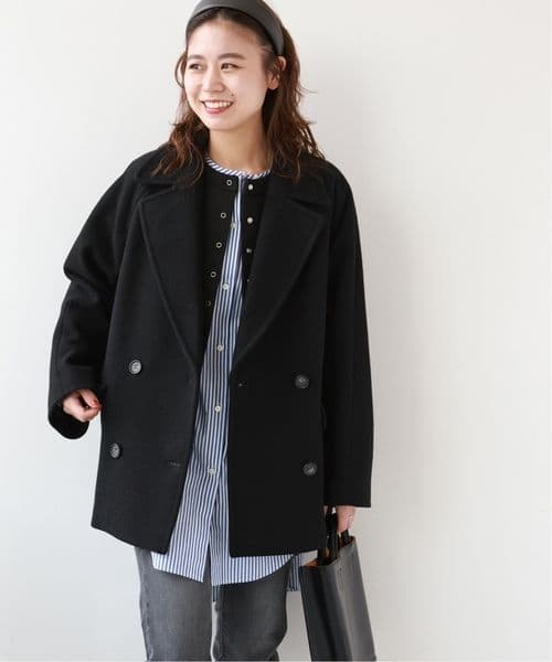 ジャーナルスタンダードレリューム尾州ウールショートPコート