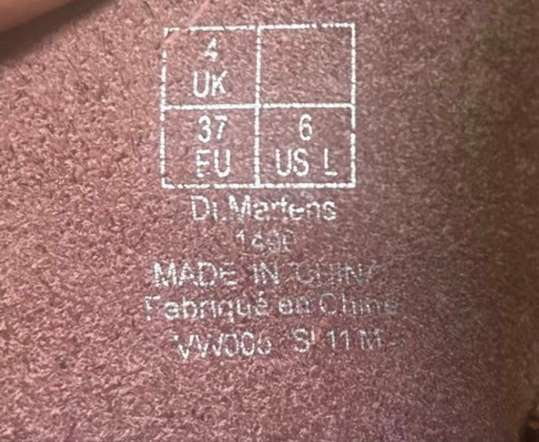 美品✨大人気10ホール✨Dr.Martens 1490 ブーツ チェリーレッド