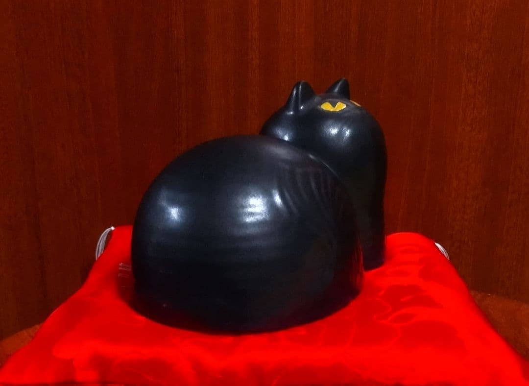 リサラーソン マイ maj オールブラック 高級座布団付き