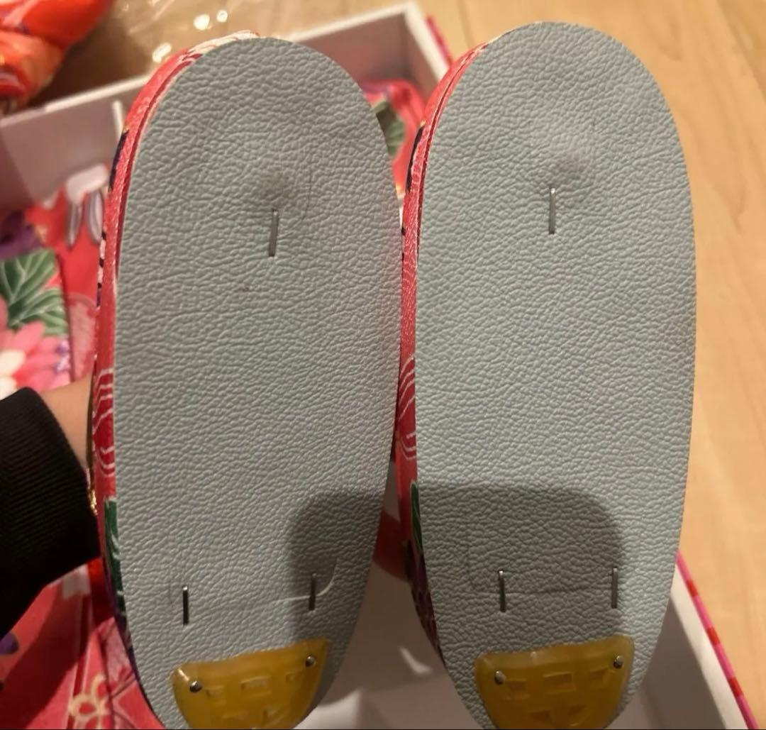 【未使用品】七五三 子供用 花柄 ピンク系 セット　３歳