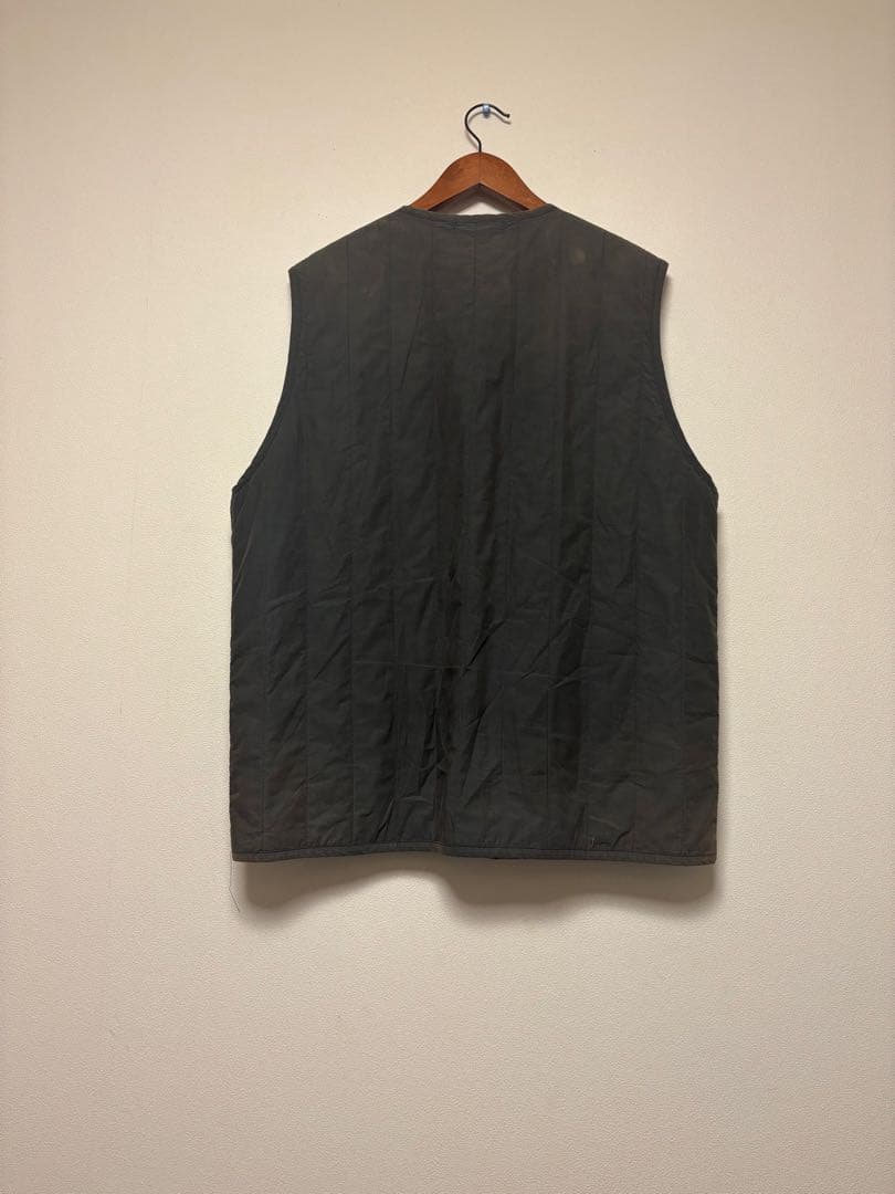 ウール中綿 キルティング オーバーベスト