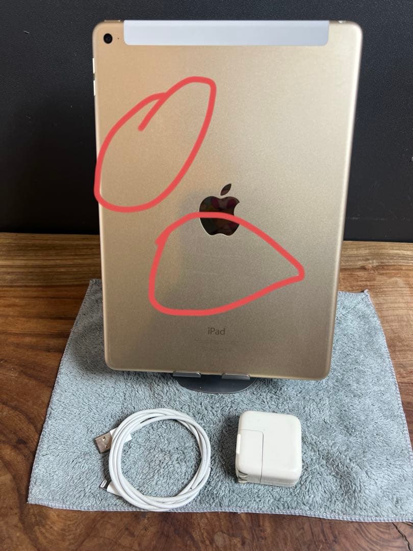 [美品]Apple iPad Air2/32GB/電池健康82.9%/HW235