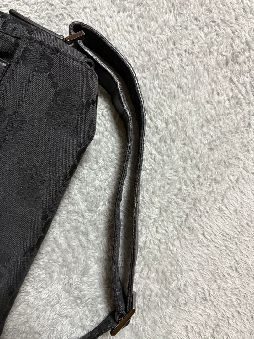 Ｒ*Ｅ様 GUCCI グッチ　ジャンボGGショルダーバック　黒