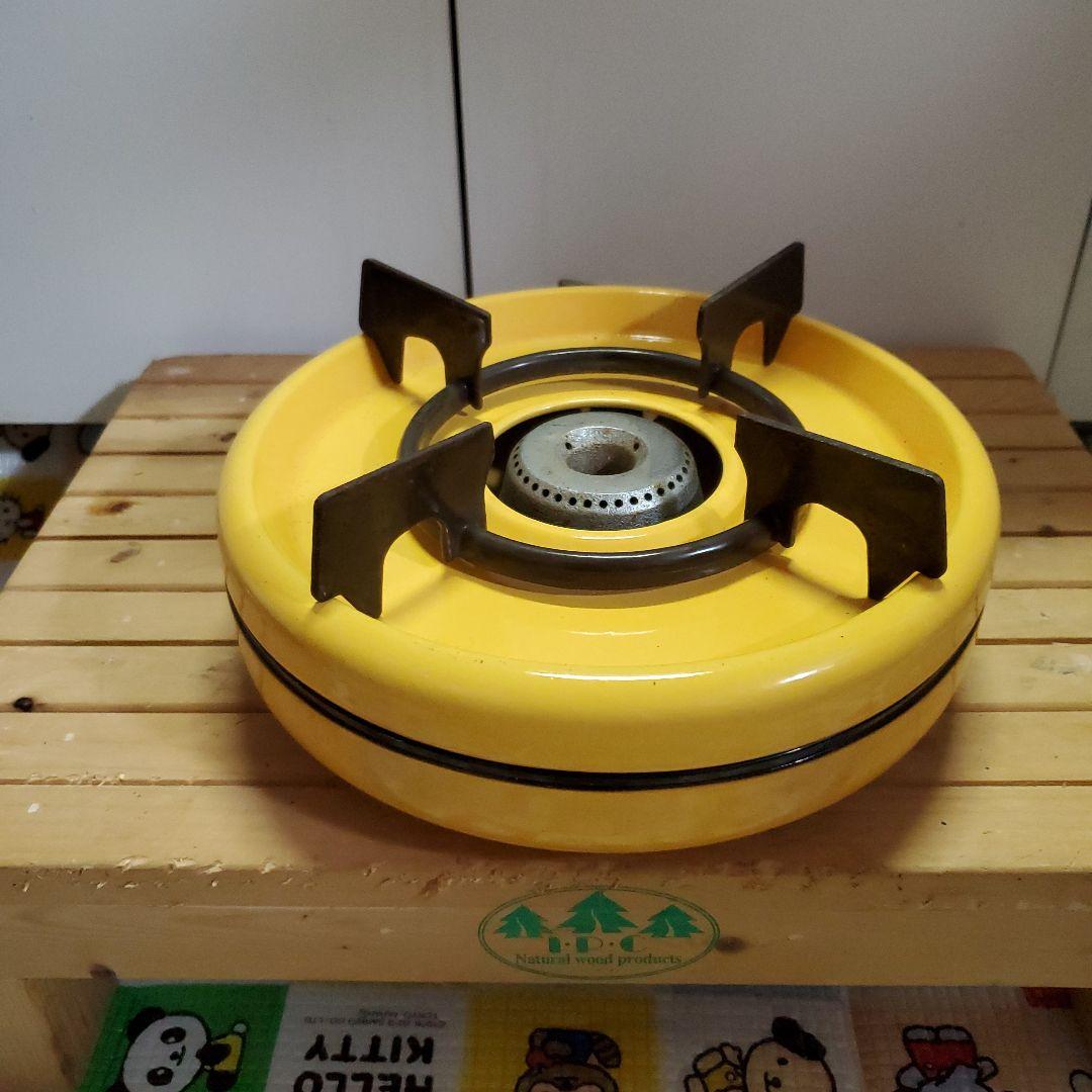 SHARP 昭和レトロ一口ガスコンロ　都市ガス用　点火未確認　美品