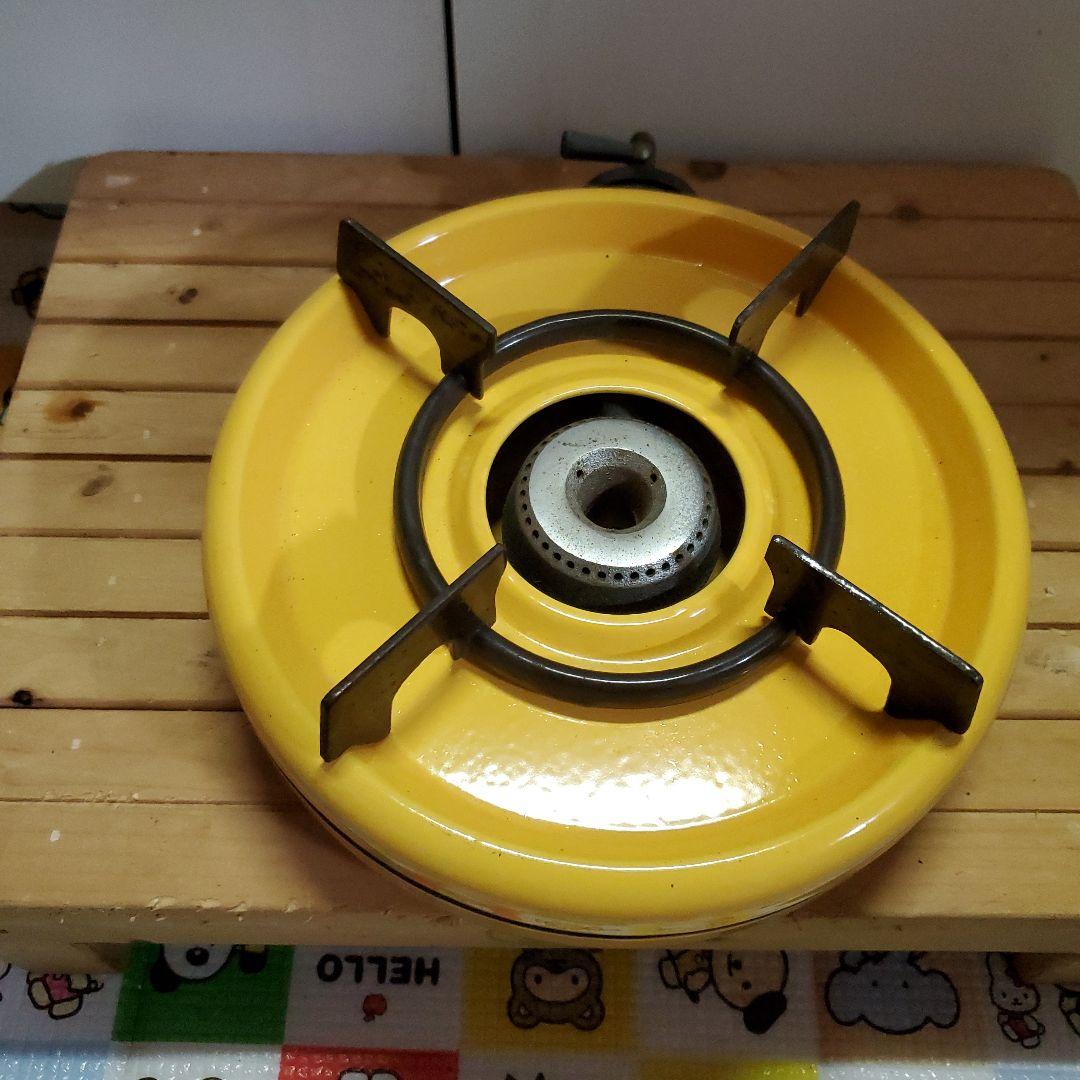 SHARP 昭和レトロ一口ガスコンロ　都市ガス用　点火未確認　美品