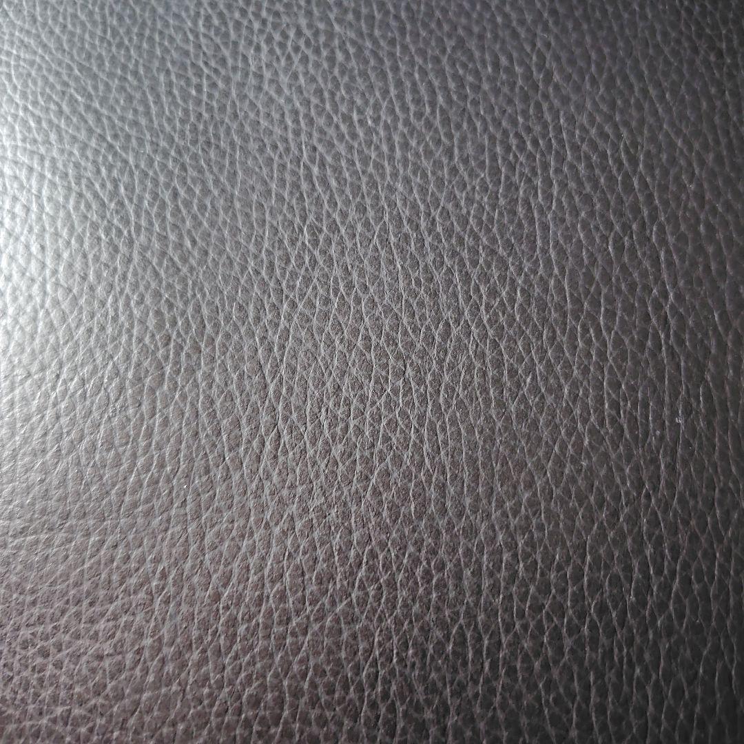 【直接引取】黒　牛本革　合成皮革 3人掛けカウチソファ　ヘッドレスト付