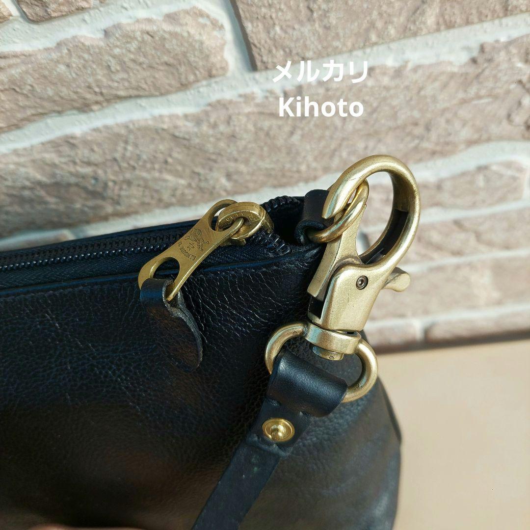 イルビゾンテ ILBISONTE ショルダー スクエア 2way 黒