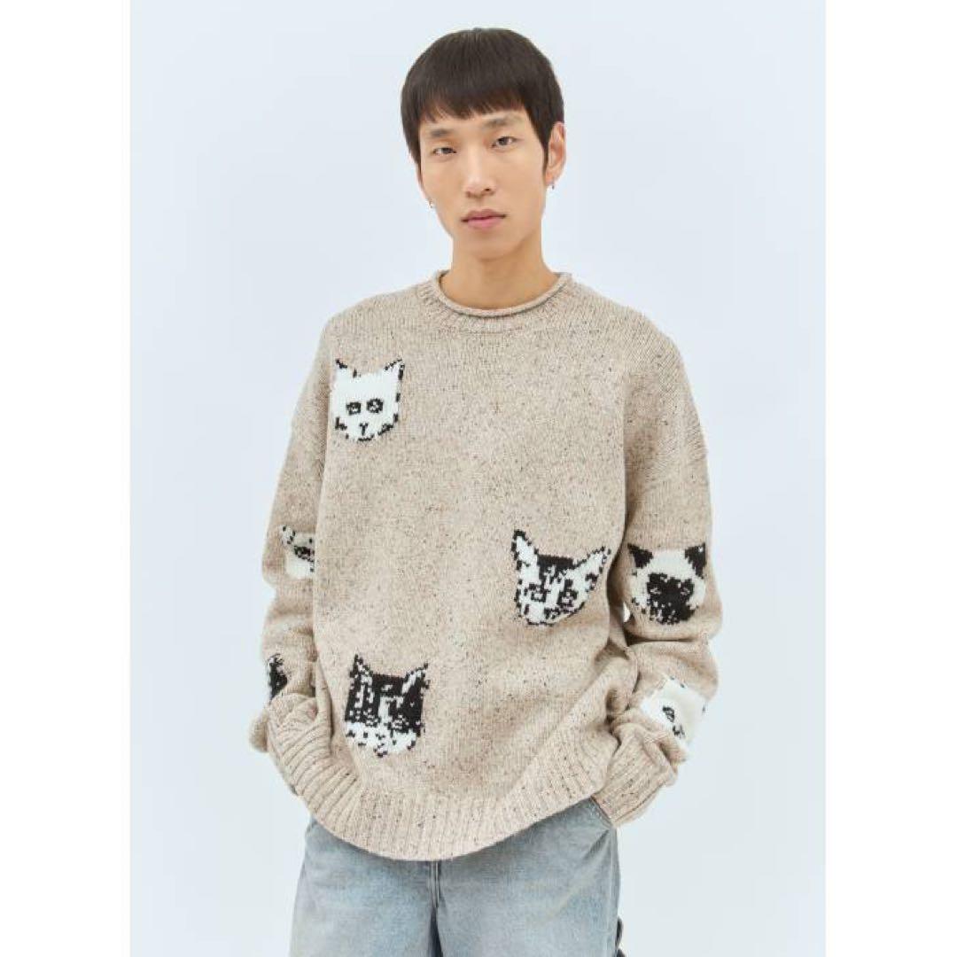 Acne Studios キャットジャガードニット