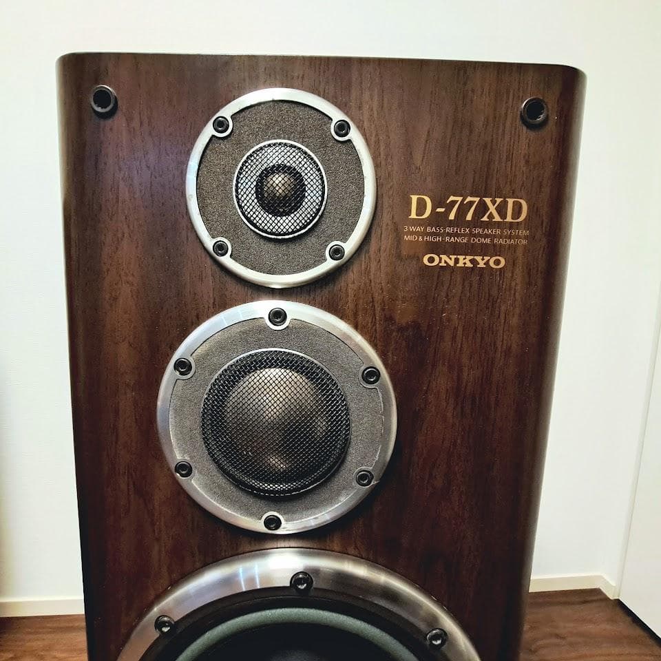 ONKYO名機3WAY スピーカー+スタンド｜ONKYOの本気 　エッジ交換済み