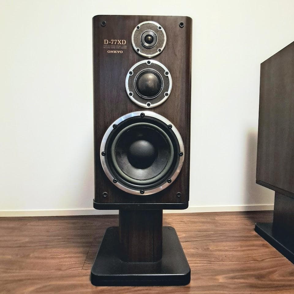 ONKYO名機3WAY スピーカー+スタンド｜ONKYOの本気 　エッジ交換済み