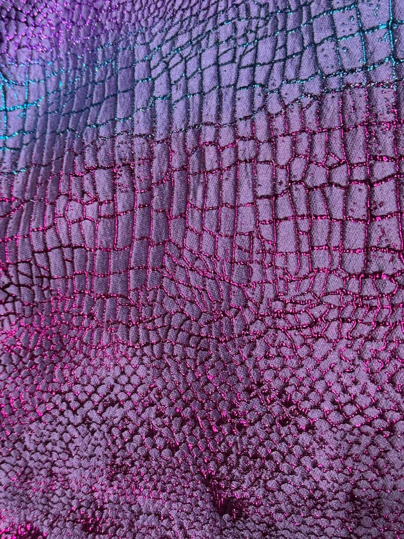 大人兵児帯【ブラックリリー】【クロコダイルパープル】のセット