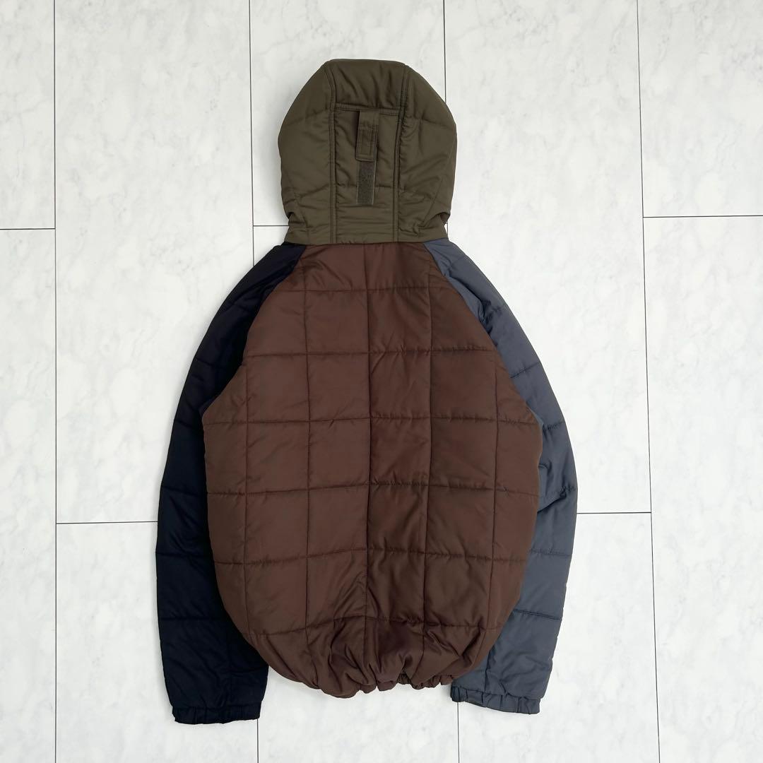 Columbia hooded puffer jacket マルチカラー　00s