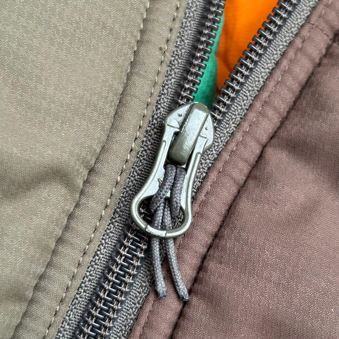 Columbia hooded puffer jacket マルチカラー　00s