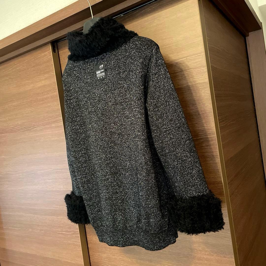 美品☆定価30800円 マスターバニーエディション ブラック タートルニット 2