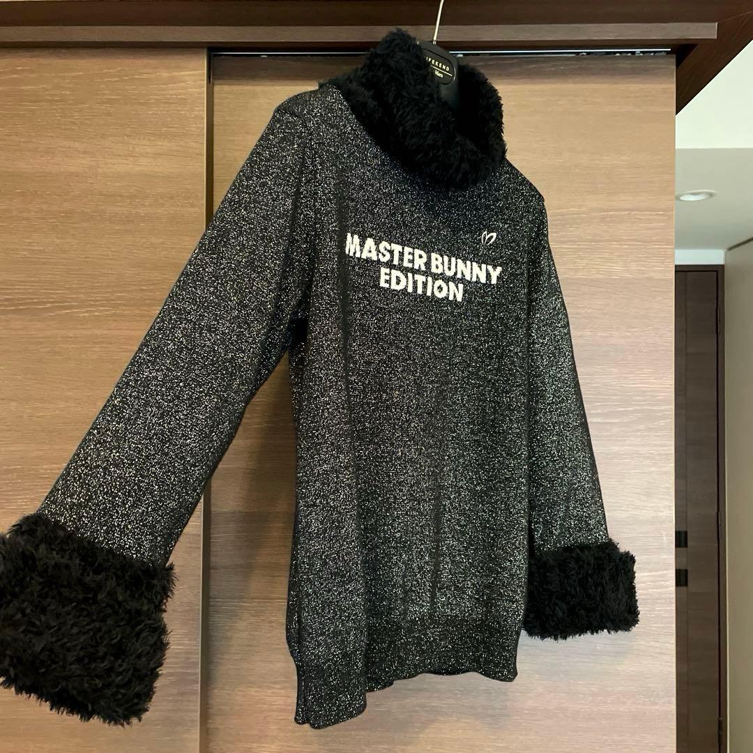 美品☆定価30800円 マスターバニーエディション ブラック タートルニット 2