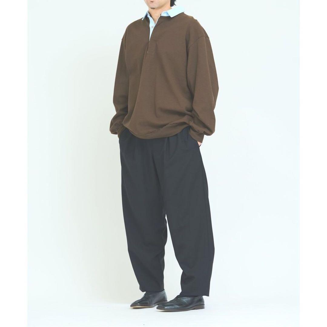 FOLL / フォル　dry cotton rugby shirt