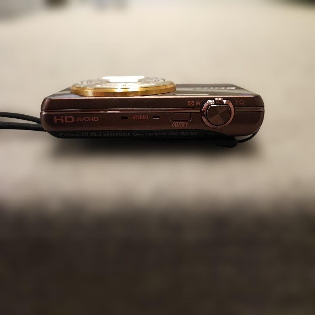 ソニー Cyber-Shot DSC-WX100 ブラウン コンデジ