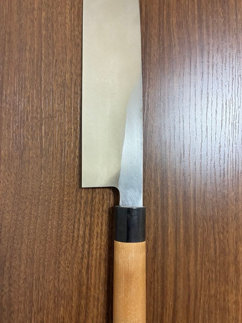 上製　鎌薄刃庖丁　7.5寸　有次　薄刃包丁