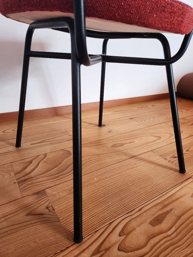 IDEE 赤ツイード ダイニングチェア FERRET CHAIR フェレ チェア