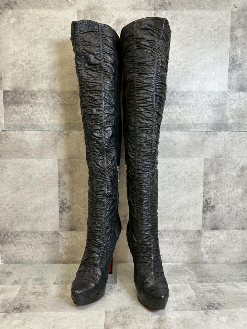 cesare paciotti ロングニーハイブーツ イタリア製 RG383