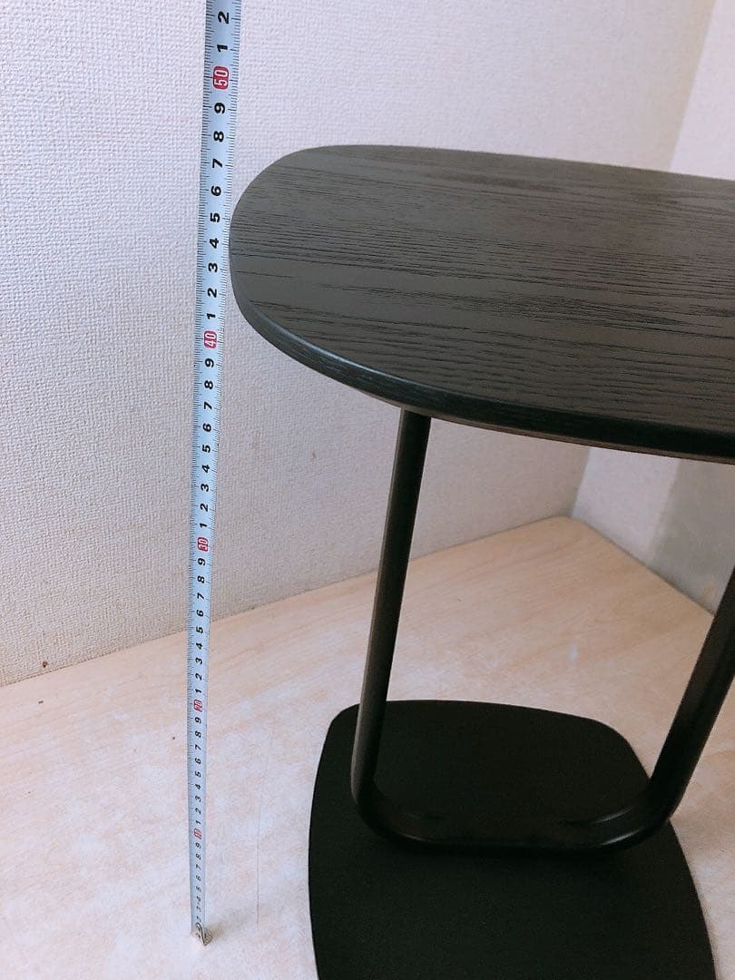 ⑭未使用★東谷 サイドテーブル ブラック TEC-84BK 机 インテリア家具