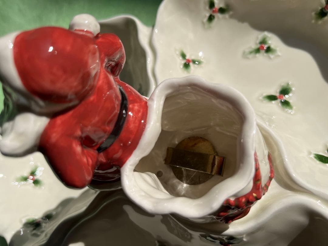 Fitz & Floyd（フィッツ＆フロイド) サンタ　オードブル　クリスマス