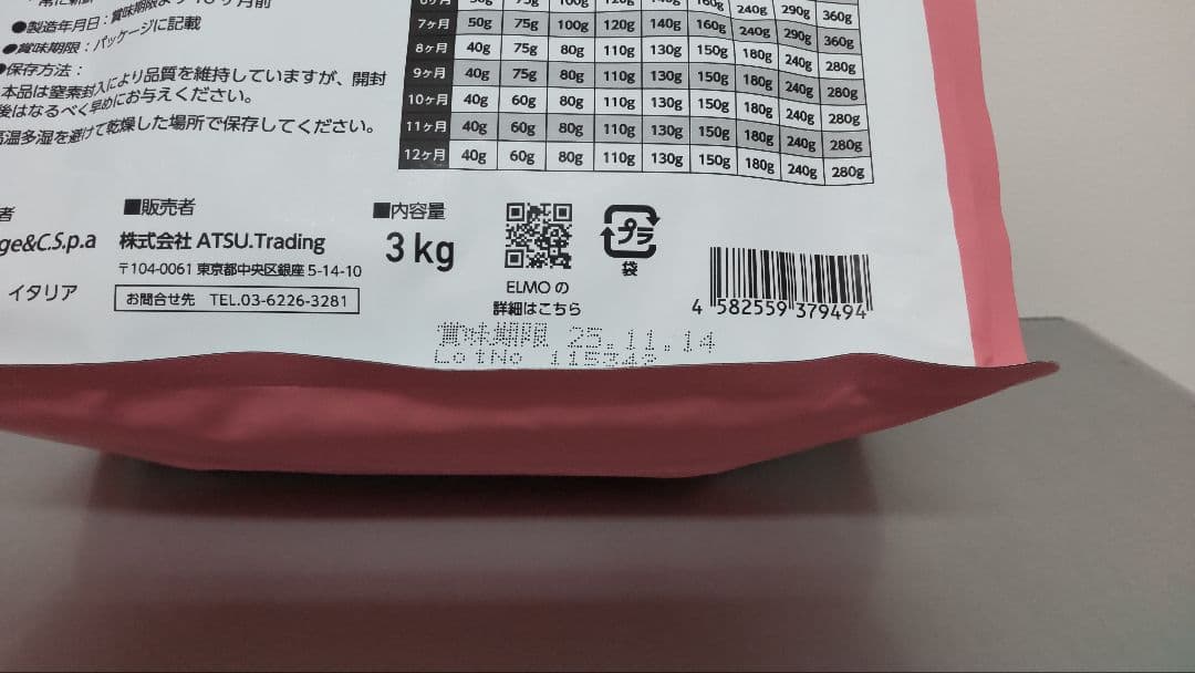 ELMO リッチインチキン 幼犬用 9kg(3kg×3袋)