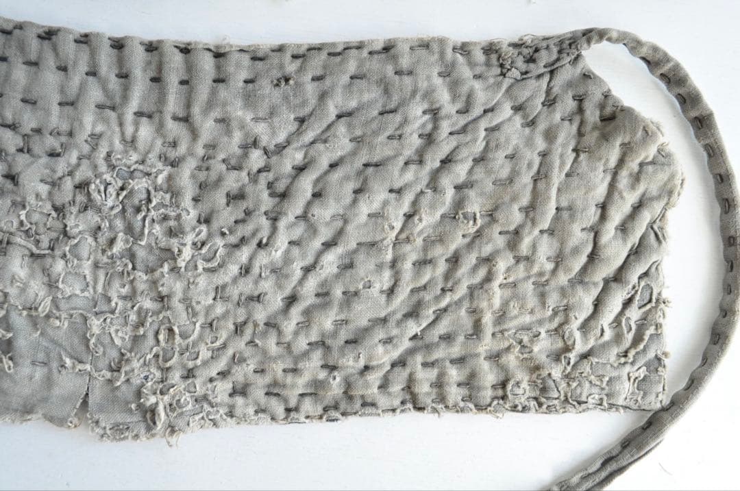 脚絆 襤褸 刺子 藍染 古布 骨董 美術 レトロ 古物 古道具 アンティーク