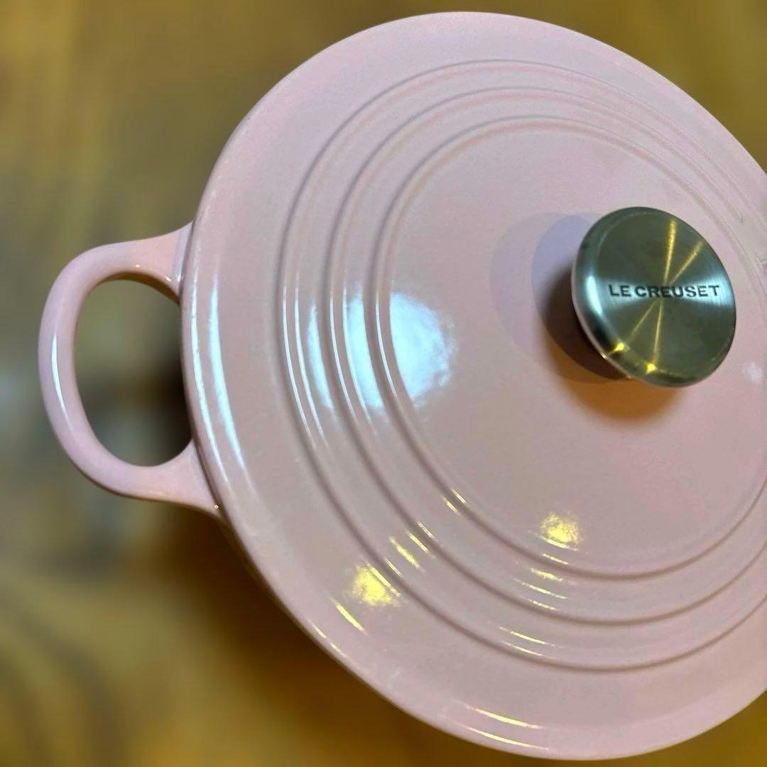 コ*森様 ルクルーゼ シフォンピンク ジャポネーズ22cm