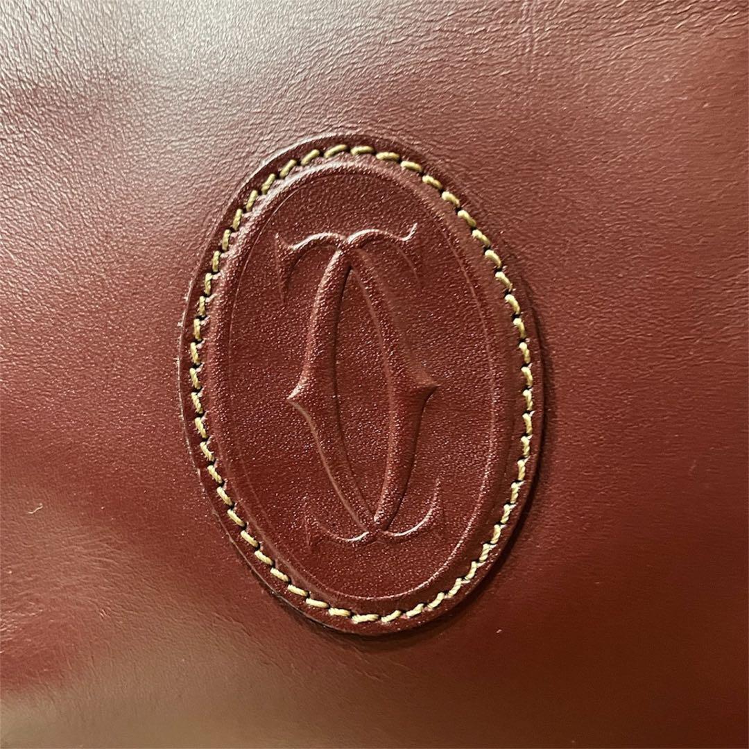 Cartgier マストライン　ボルドー　巾着ショルダーバッグ　ショルダーバッグ