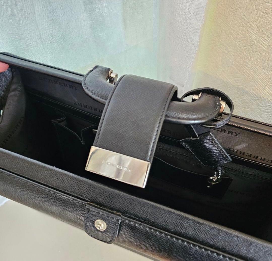 BURBERRY バーバリー ダレスバッグ ドクターバッグ 本革 レザー 鞄 鍵