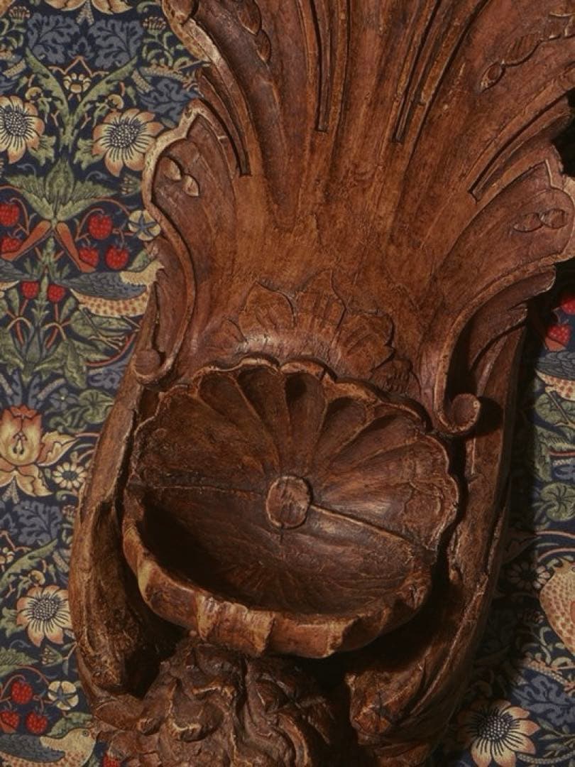 アンティーク　フランス　19世紀初期　ケルビム　ベニティエ　教会装飾