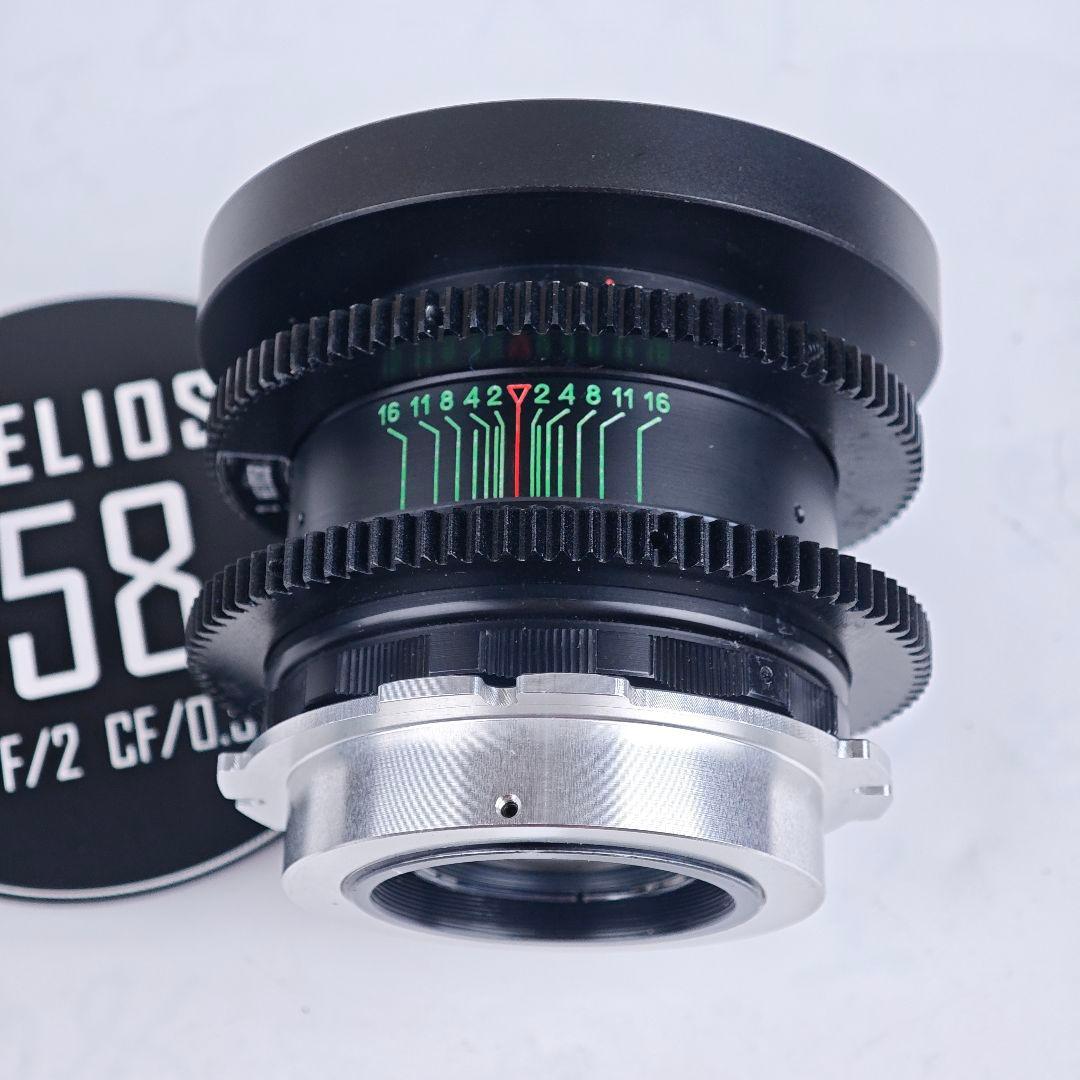 ヘリオス44-2 58mm F2 シネレンズ化
