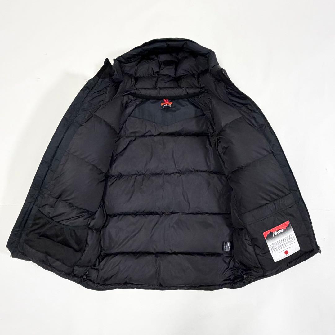 ナンガ イブキ ダウンジャケット アウター フード アウトドア ブラック XL