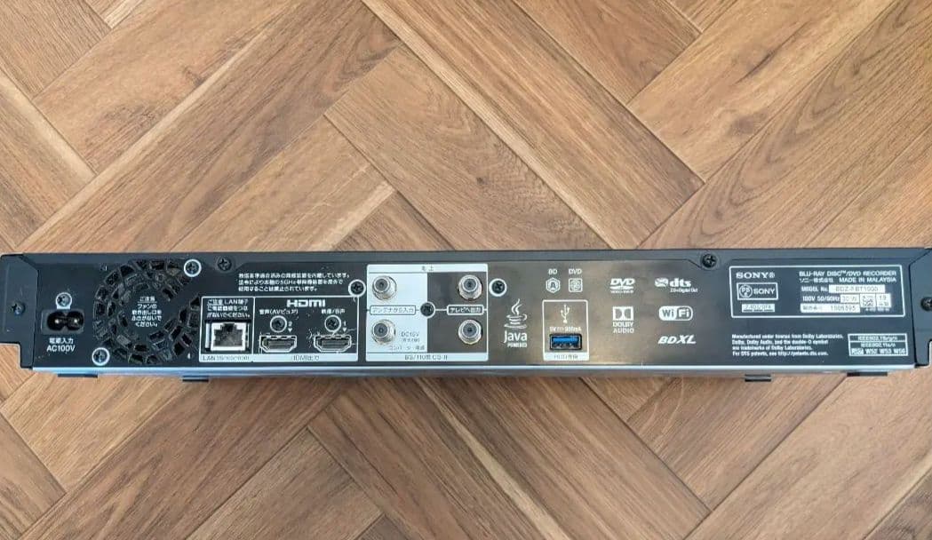 SONY Blu-rayプレーヤー BDZ-FBT1000【ジャンク品】