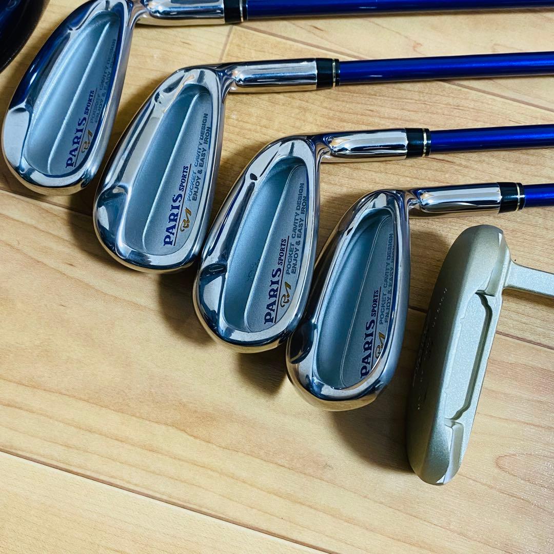 美品✨初心者向け レディース Paris バッグ付ゴルフクラブセット 右利き用