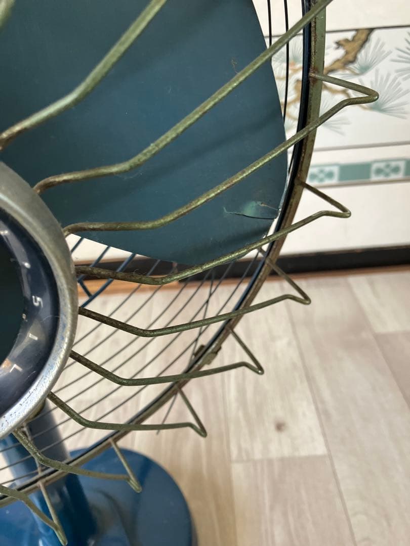 希少 FUJIDENKI レトロ 扇風機 サイレントファン アンティーク 稼動品