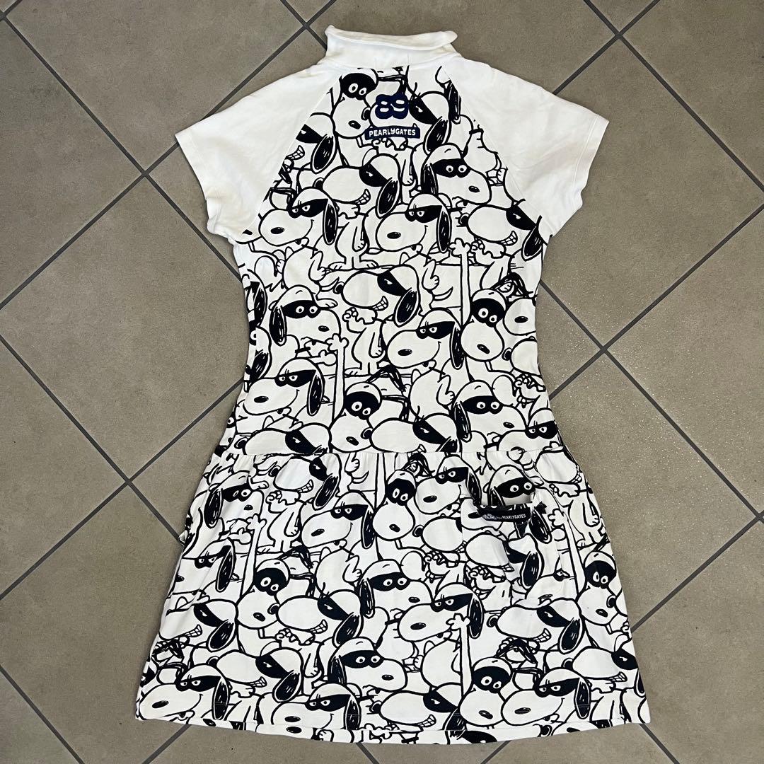 Pearly gates パーリーゲイツ　スヌーピー ワンピース　ゴルフ　総柄