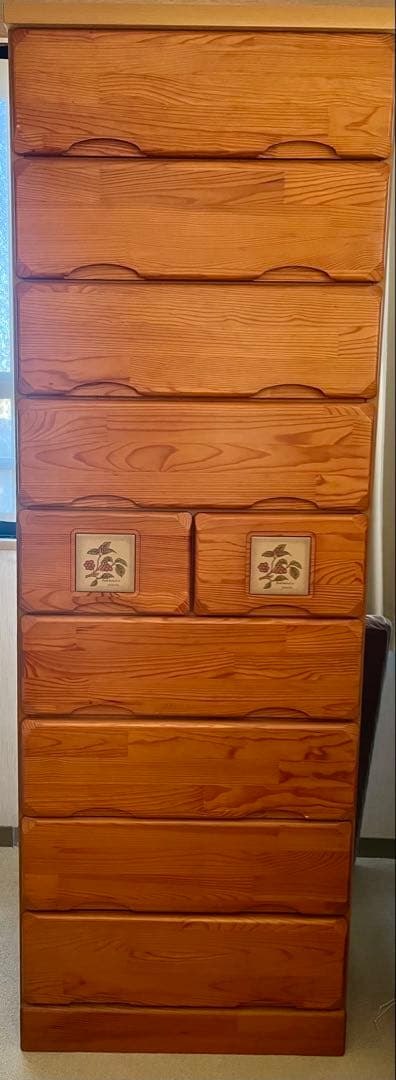【値下 訳あり】引き出しタンス 174cm位背高箪笥 収納箪笥