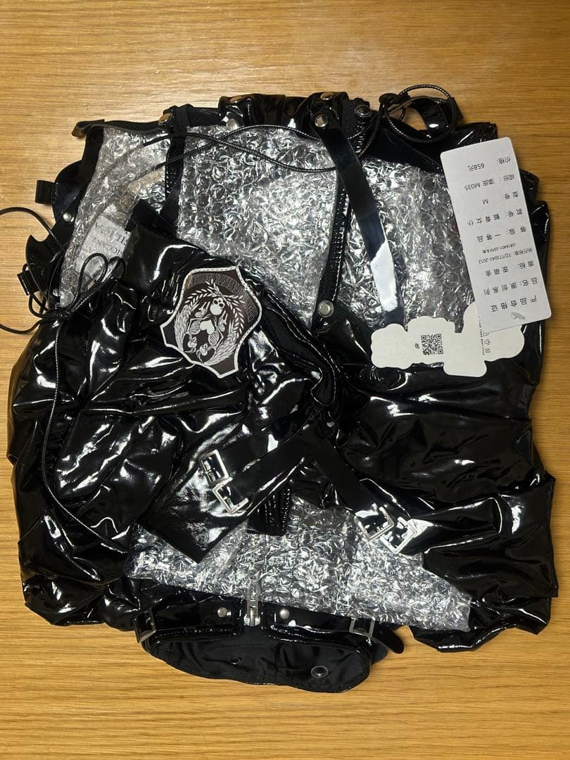 【実物写真あり】ブラック骨格デザイン歪萌舍 コスプレ衣装 Mサイズ