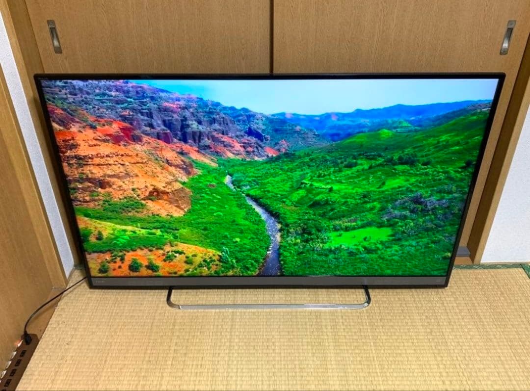 4K TOSHIBA 50型スマートテレビ 地上波/動画アプ
