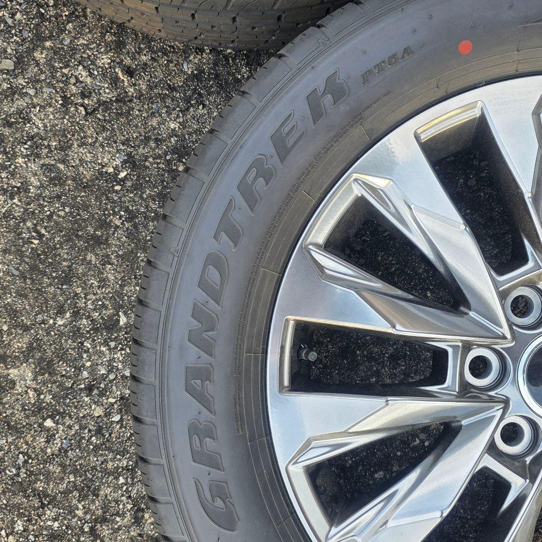 【新車外し】2024ランクル300ZX 純正ホイール★20インチタイヤセット4本