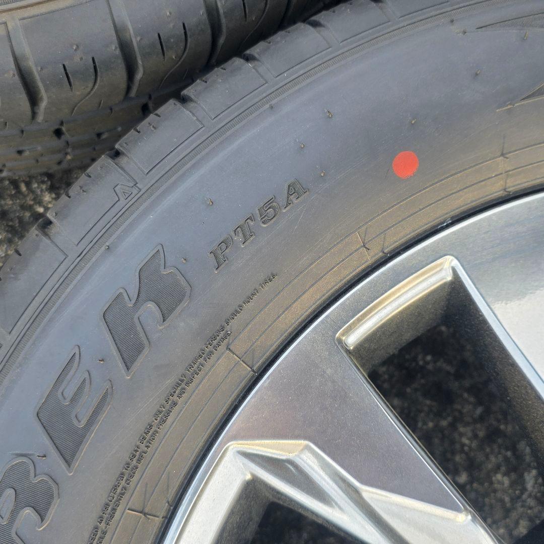 【新車外し】2024ランクル300ZX 純正ホイール★20インチタイヤセット4本