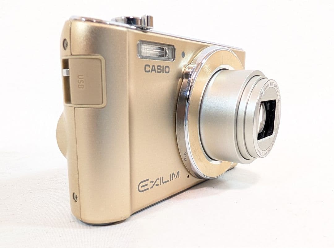 【美品】デジカメ CASIO EXILIM EX-ZS190 シャンパンゴールド