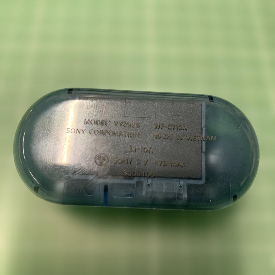 SONY WF-C710N ワイヤレスイヤホン 透明ケース
