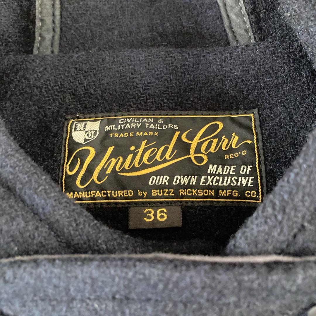 United Carr ダッフルコート 36 ネイビー バズリクソンズ アメカジ
