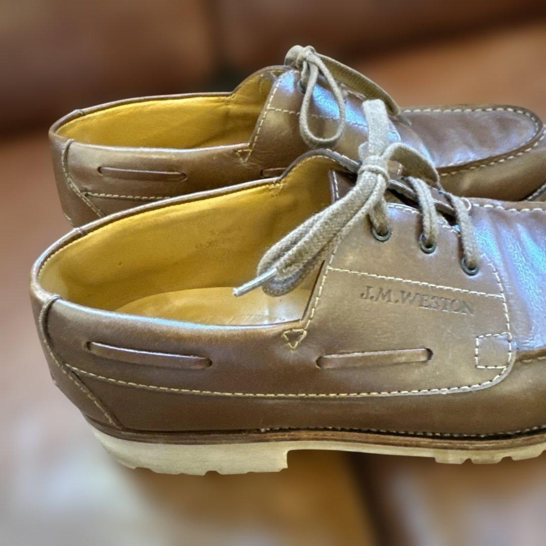 ジェイエムウェストン 690 ヨット 希少廃盤ロシアンカーフ仕様タンブラウン７Ｃ