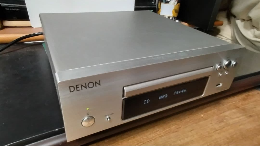 DENON CDプレーヤー シルバー USBポート　DCD-F109